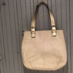 Coach Soho leather north and south tote.